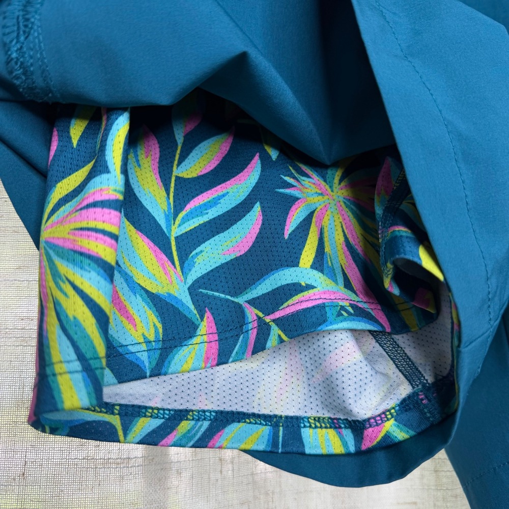 Chubbies Classic Swim Trunks Compression Liner Teal Blue Mens XL 7" Inseam - Picture 6 of 9